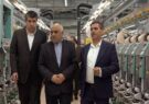 افتتاح خط ریسندگی شرکت گلرنگ فرش بیدگل با حمایت مالی بانک توسعه صادرات ایران